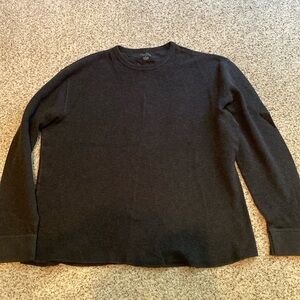 Sonoma cotton men’s size L thermal pullover shirt charcoal gray